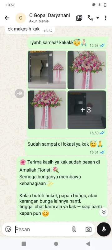Pengiriman Karangan Bunga Purbahayu Pangandaran